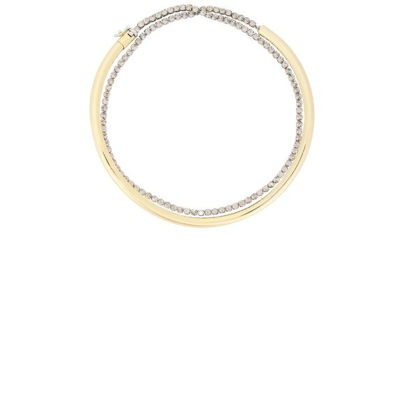 Demarson Talitha Necklace in Gold, Silver, & Crystal - Picture 2 of 4